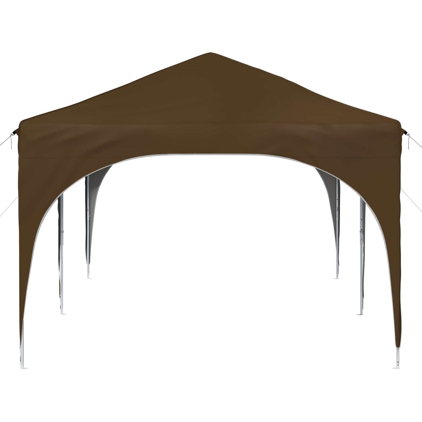Pop-up Partyzelt Taupe 575 x 288 x 245 cm Oxford-Stoff