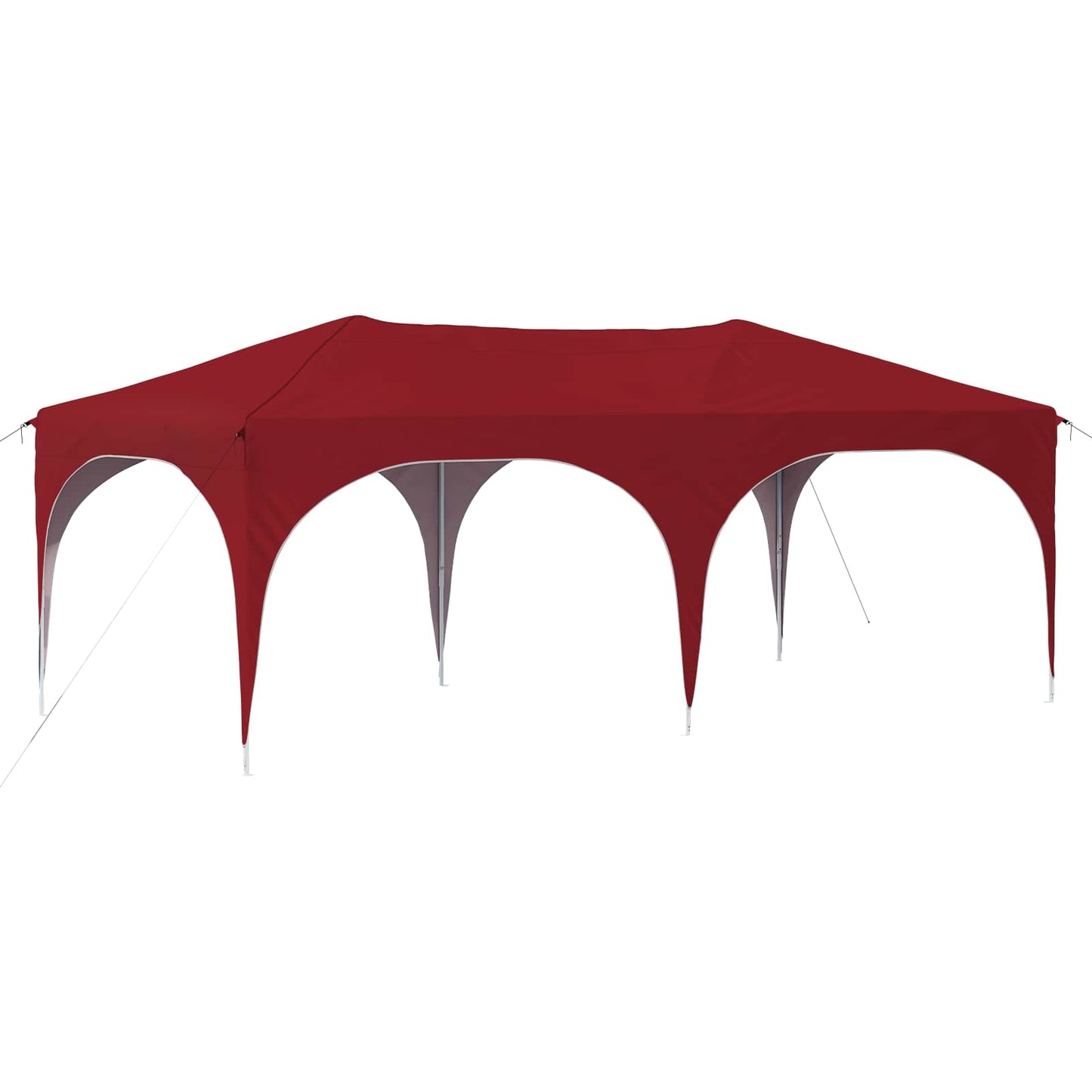 Pop-up Partyzelt Bordeauxrot 575 x 288 x 245 cm Oxford-Stoff