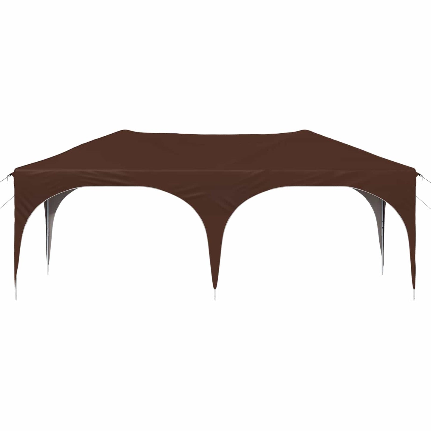 Pop-up Partyzelt Braun 575 x 288 x 245 cm Oxford-Stoff