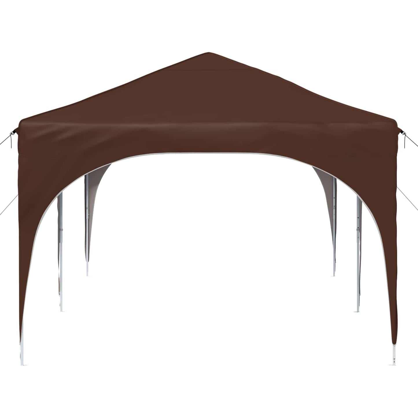 Pop-up Partyzelt Braun 575 x 288 x 245 cm Oxford-Stoff