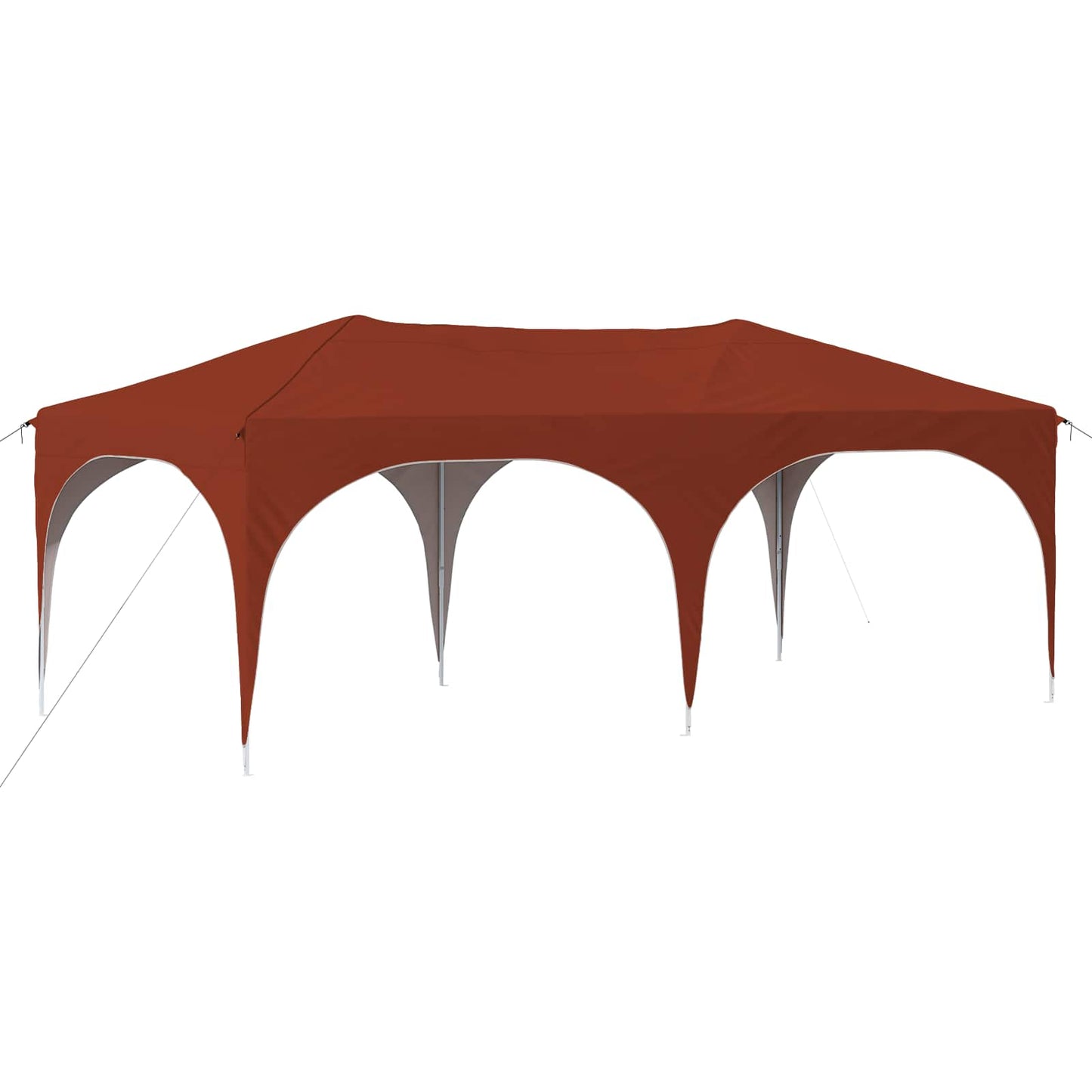 Pop-up Partyzelt Terrakotta 575 x 288 x 245 cm Oxford-Stoff