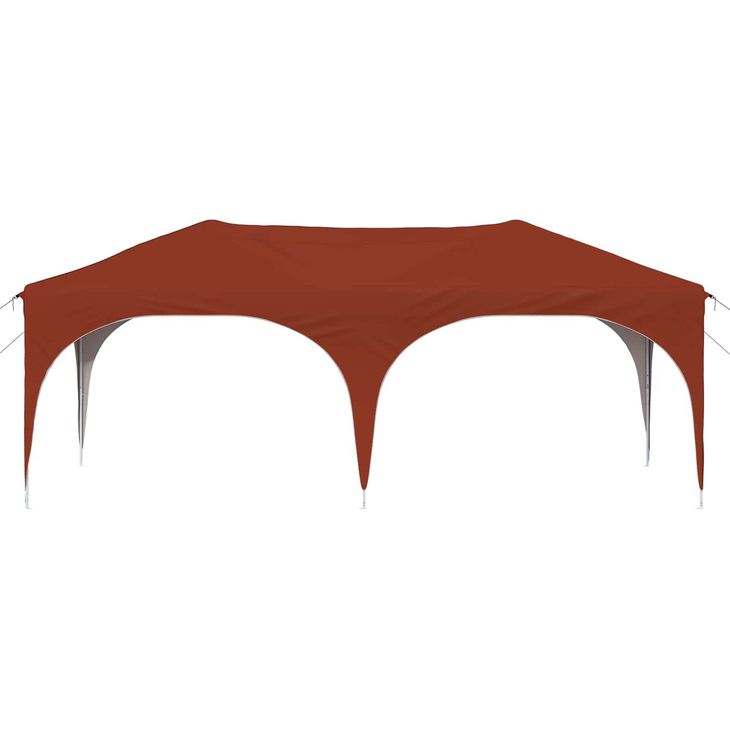 Pop-up Partyzelt Terrakotta 575 x 288 x 245 cm Oxford-Stoff