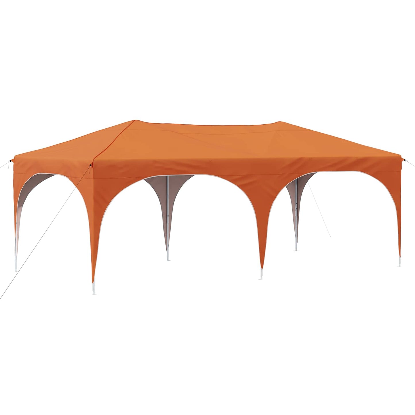Pop-up Partyzelt Orange 575 x 288 x 245 cm Oxford-Stoff