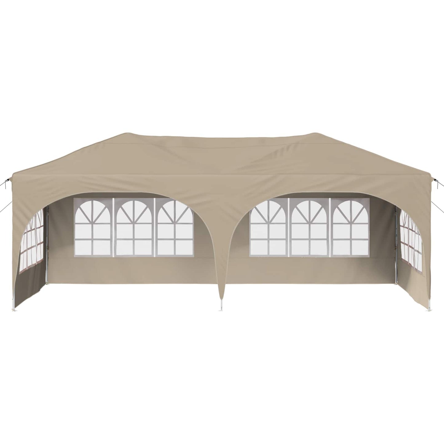Pop-up Partyzelt Creme 575 x 288 x 245 cm Oxford-Stoff