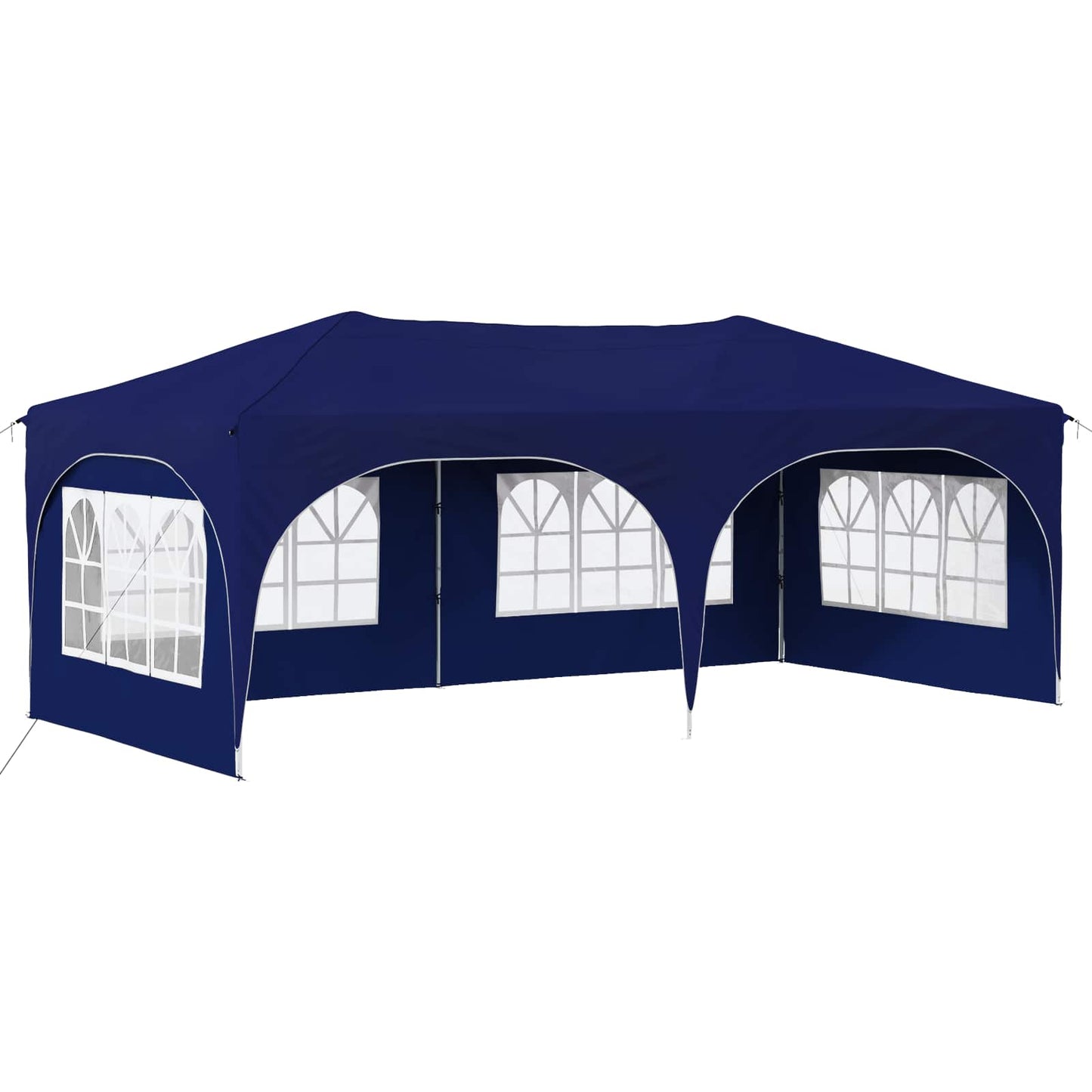 Pop-up Partyzelt Blau 575 x 288 x 245 cm Oxford-Stoff