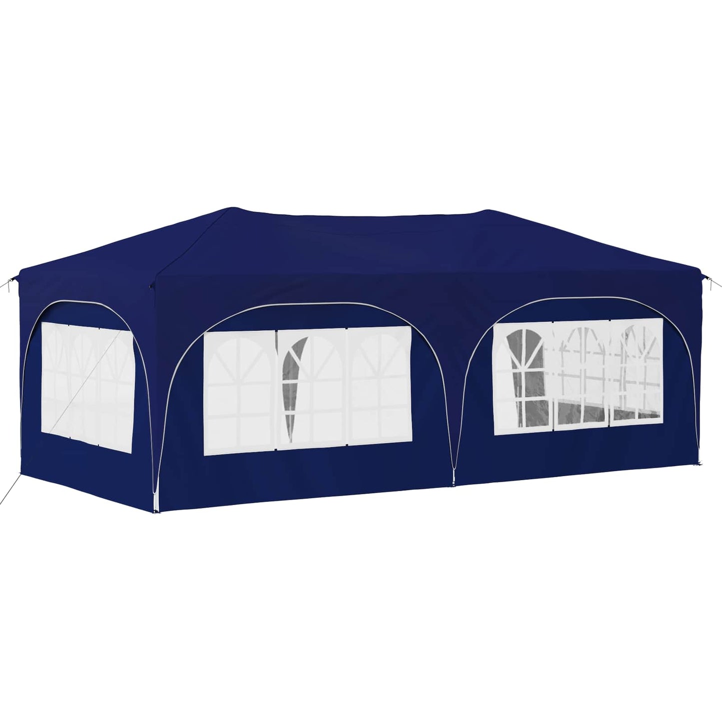 Pop-up Partyzelt Blau 575 x 288 x 245 cm Oxford-Stoff