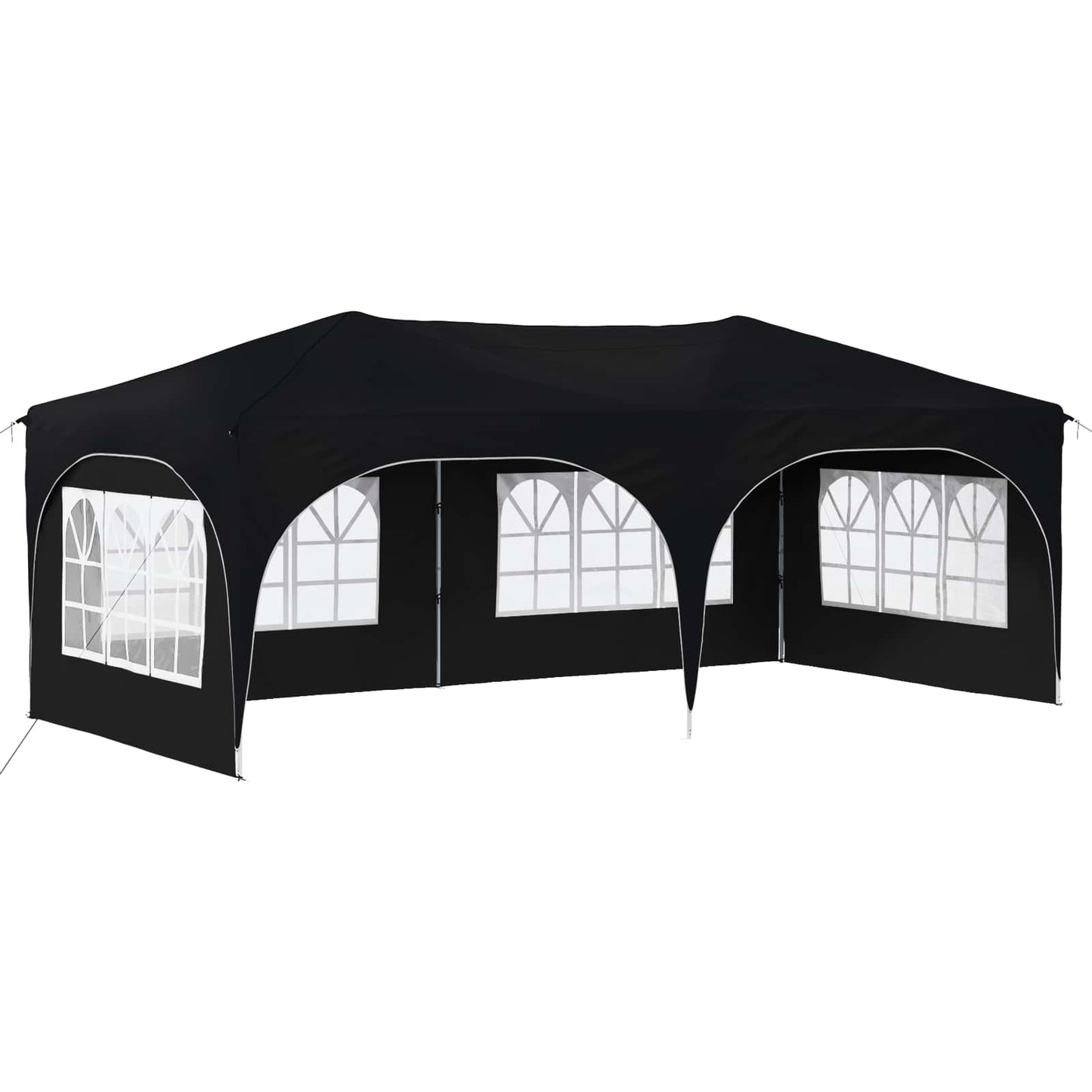 Pop-up Partyzelt Anthrazit 575 x 288 x 245 cm Oxford-Stoff