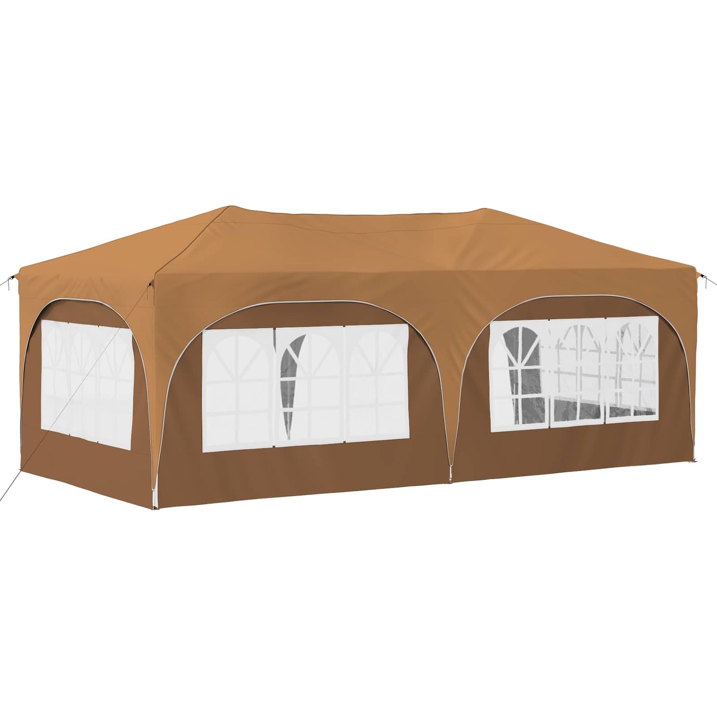 Pop-up Partyzelt Beige 575 x 288 x 245 cm Oxford-Stoff