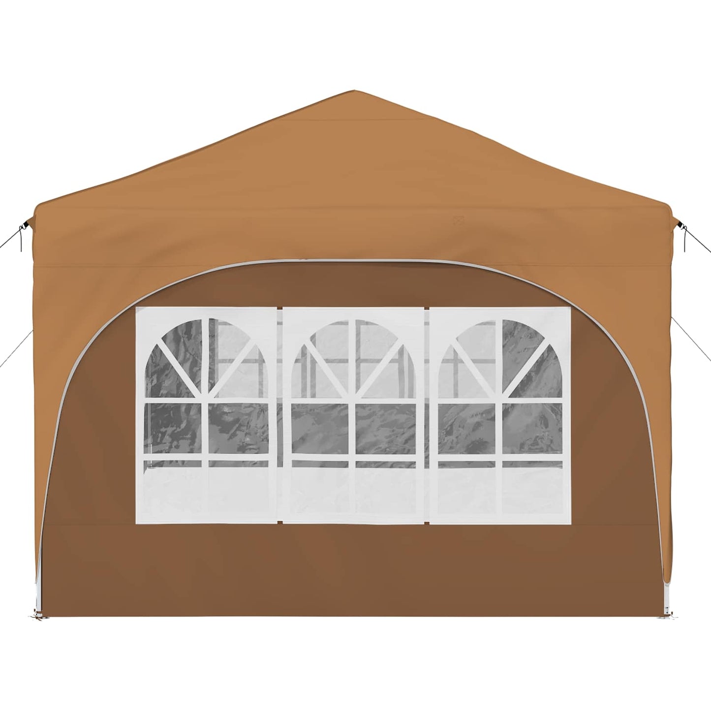 Pop-up Partyzelt Beige 575 x 288 x 245 cm Oxford-Stoff