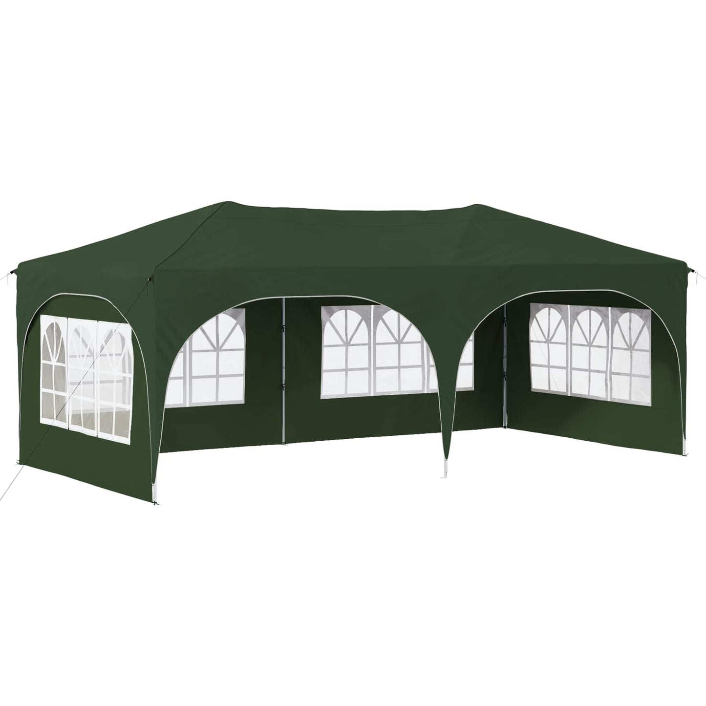 Pop-up Partyzelt Grün 575 x 288 x 245 cm Oxford-Stoff