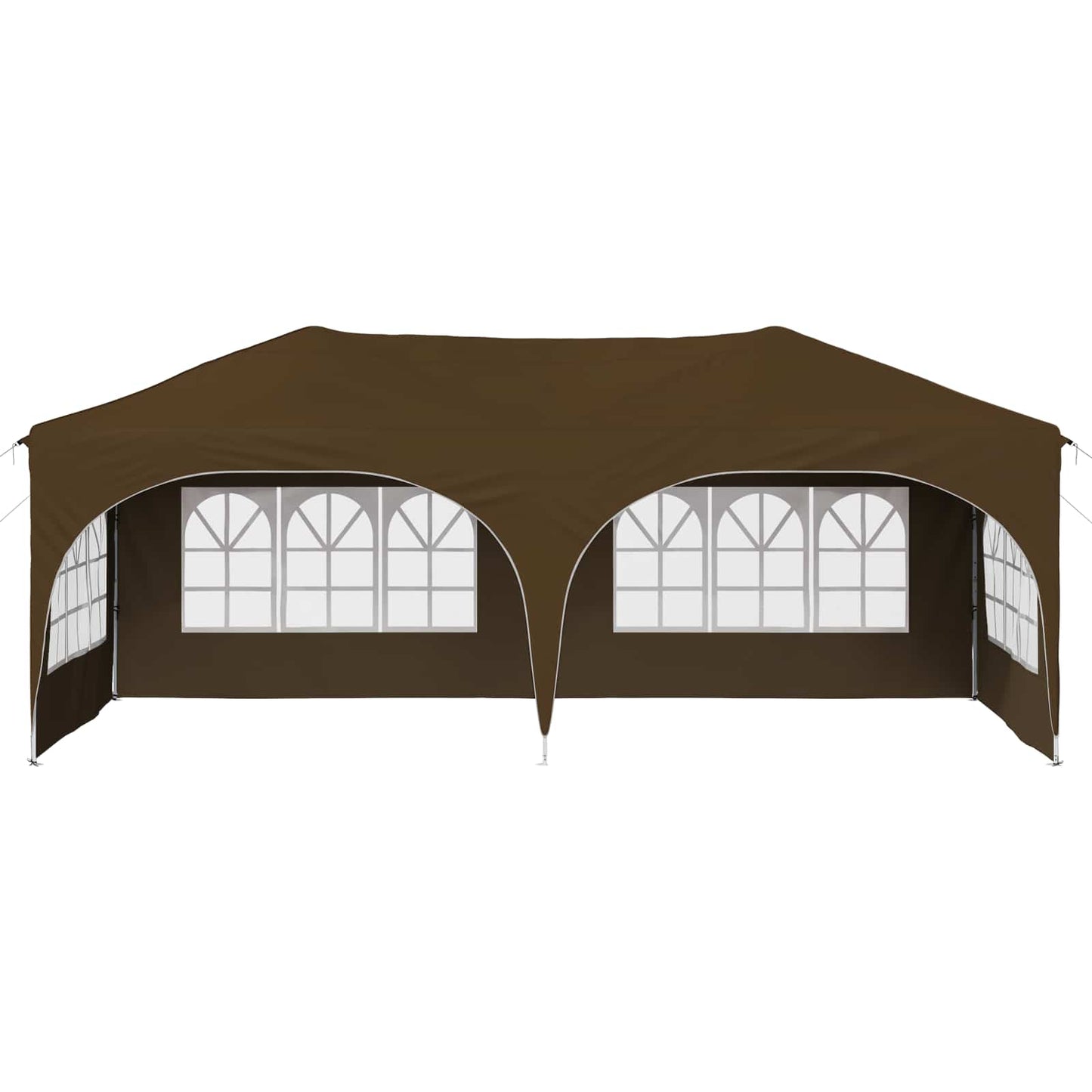 Pop-up Partyzelt Taupe 575 x 288 x 245 cm Oxford-Stoff