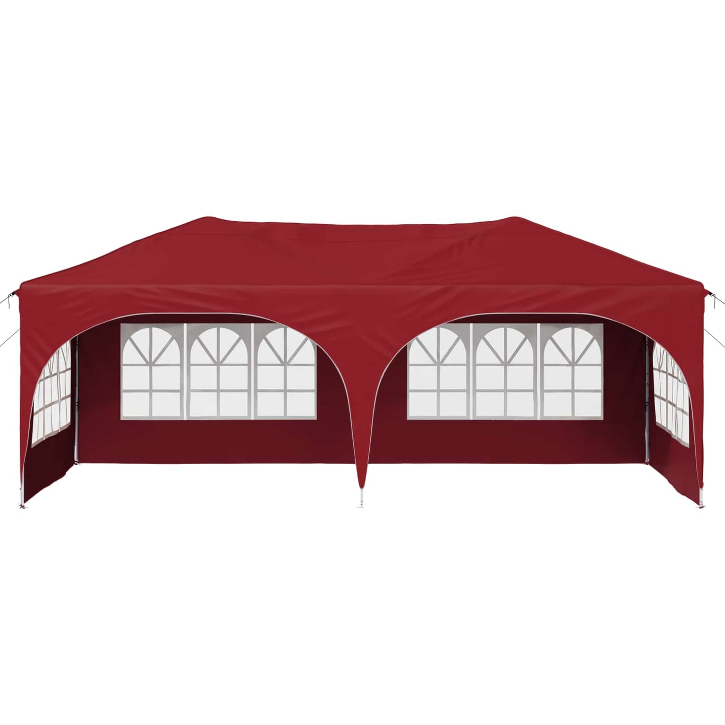 Pop-up Partyzelt Bordeauxrot 575 x 288 x 245 cm Oxford-Stoff