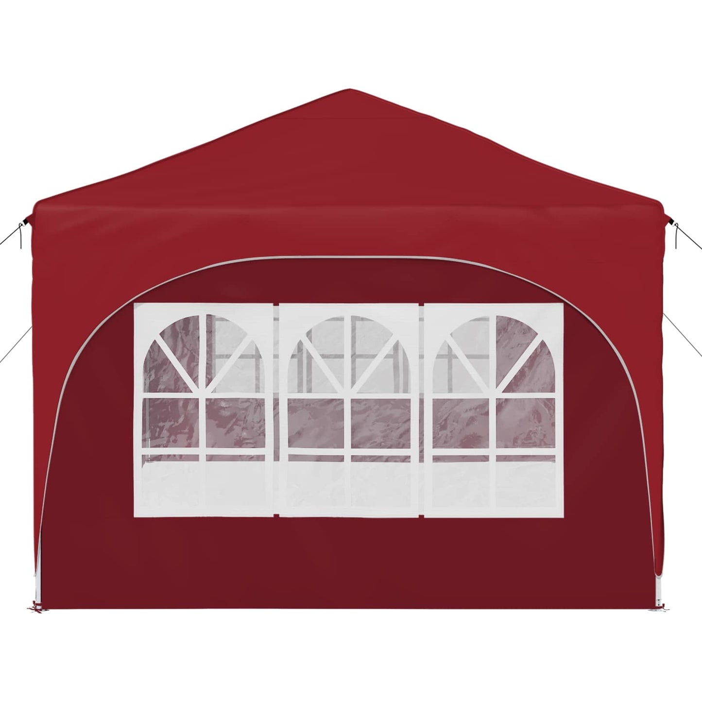 Pop-up Partyzelt Bordeauxrot 575 x 288 x 245 cm Oxford-Stoff