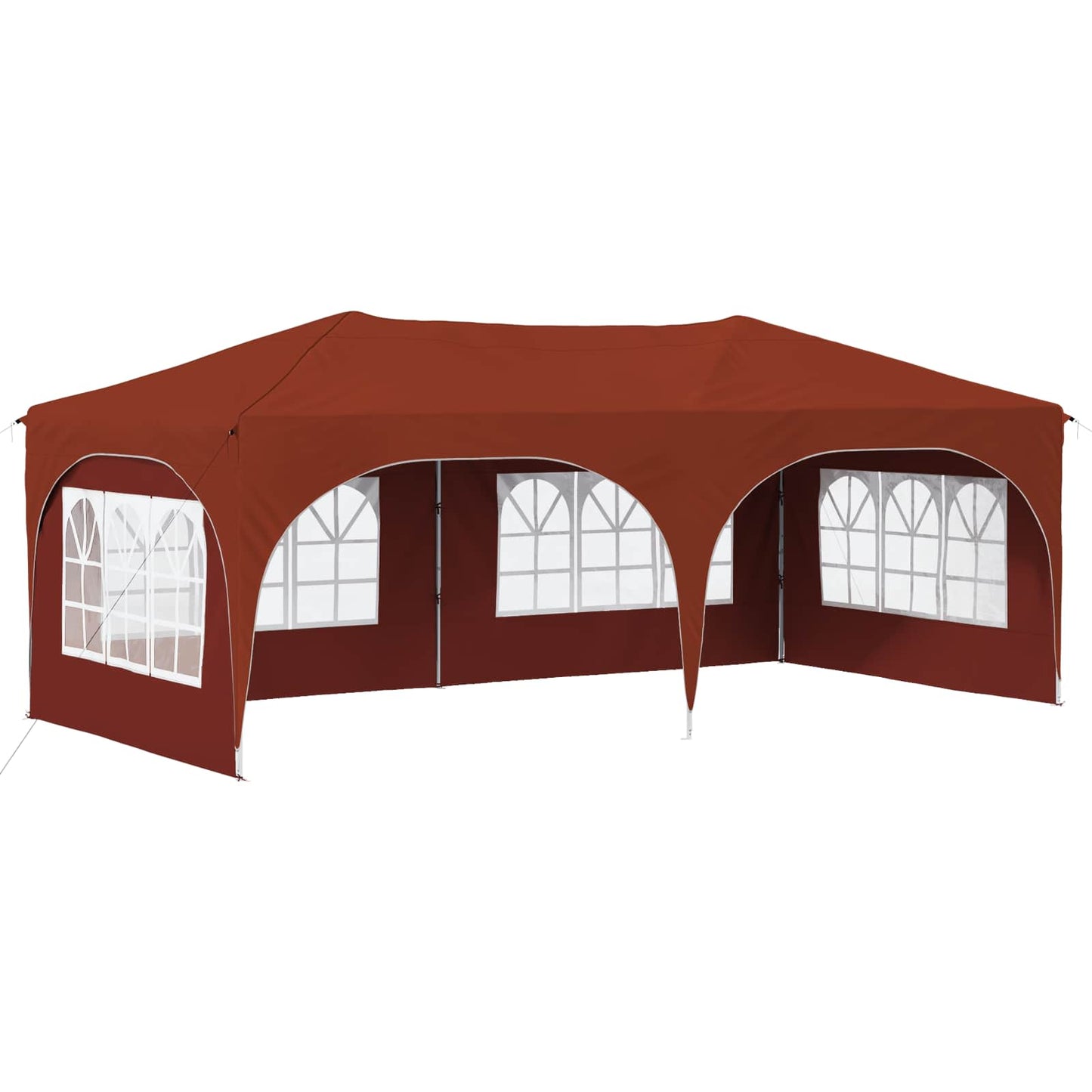 Pop-up Partyzelt Terrakotta 575 x 288 x 245 cm Oxford-Stoff