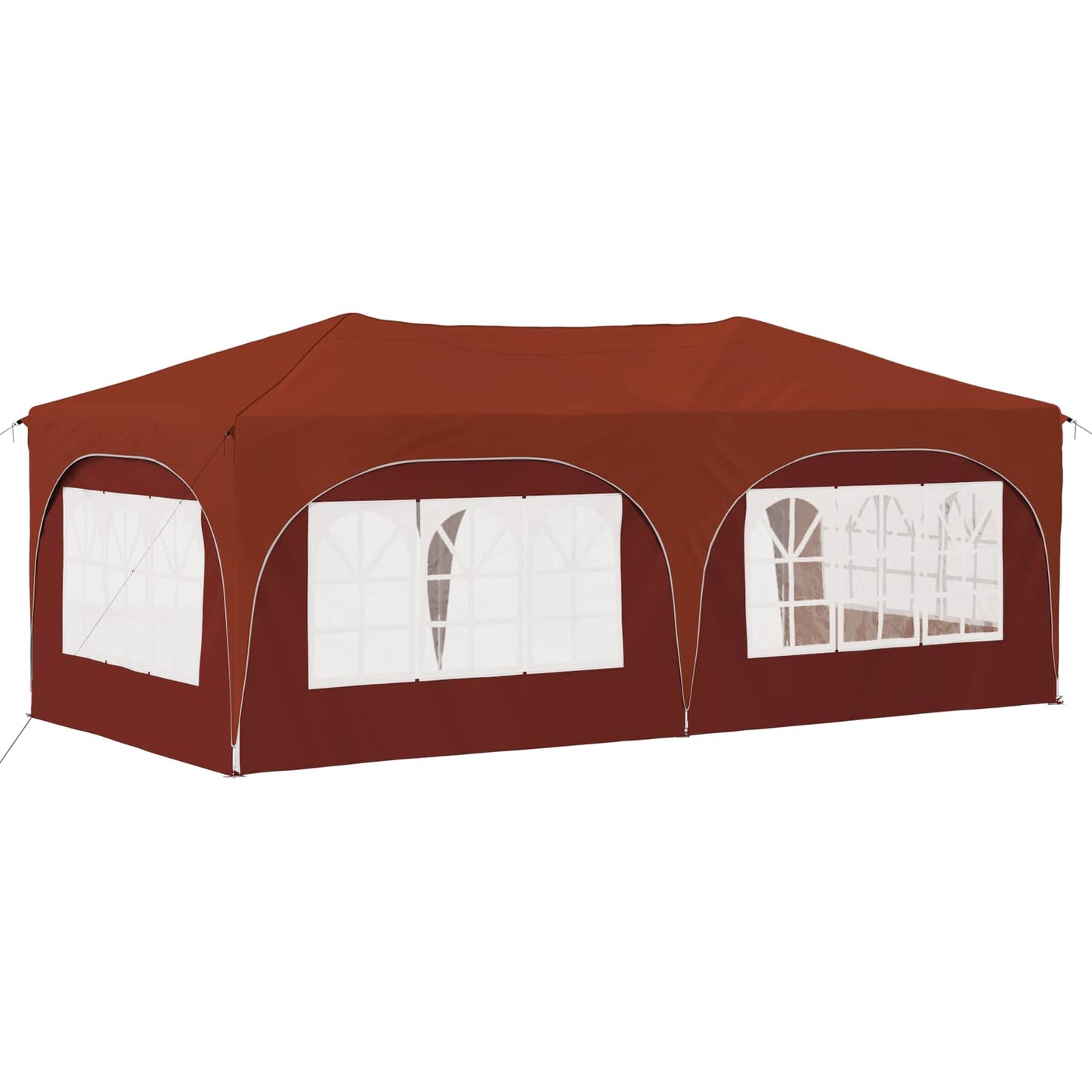 Pop-up Partyzelt Terrakotta 575 x 288 x 245 cm Oxford-Stoff