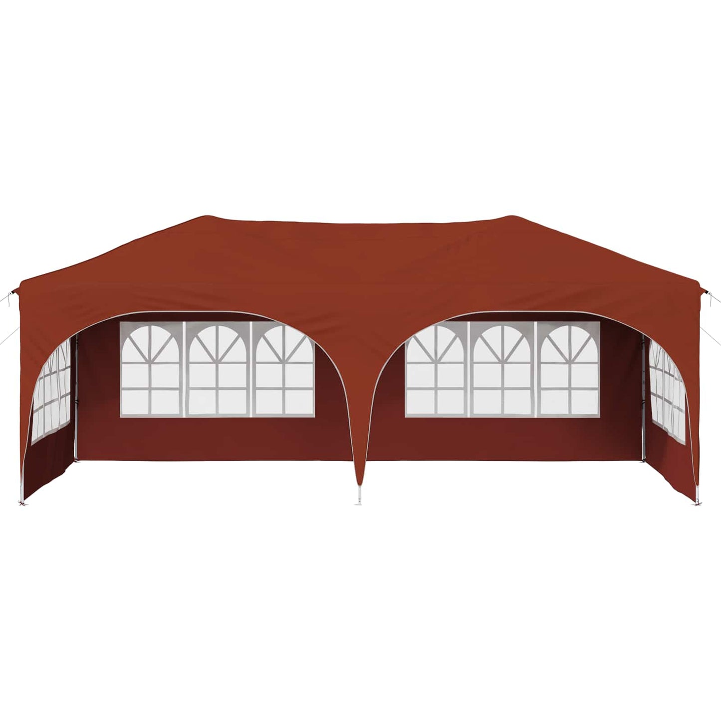 Pop-up Partyzelt Terrakotta 575 x 288 x 245 cm Oxford-Stoff