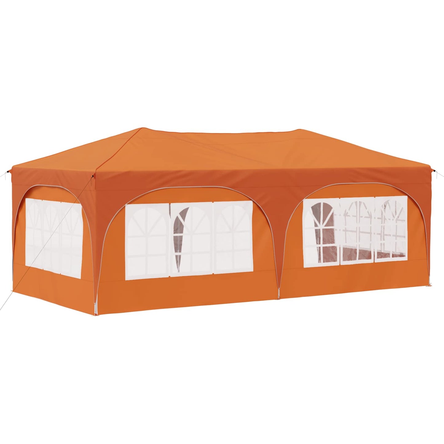 Pop-up Partyzelt Orange 575 x 288 x 245 cm Oxford-Stoff