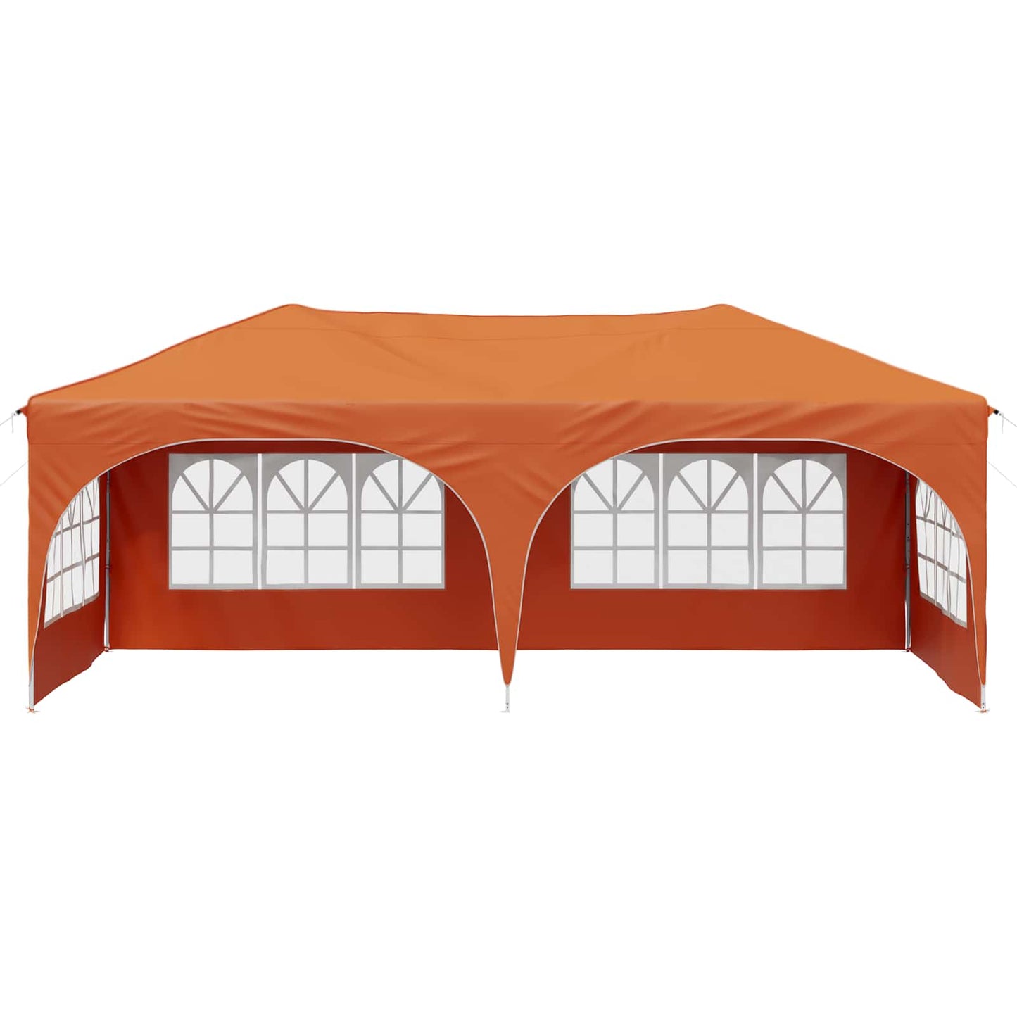 Pop-up Partyzelt Orange 575 x 288 x 245 cm Oxford-Stoff