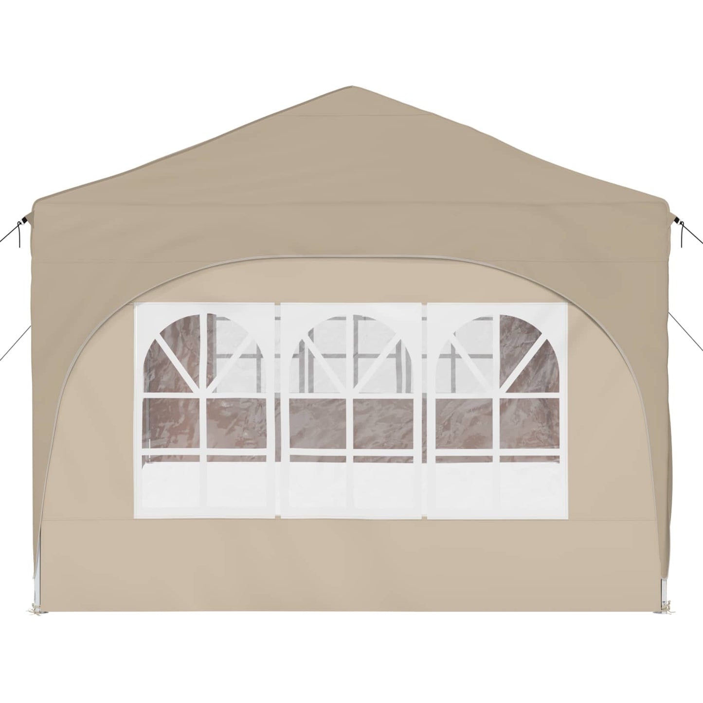 Pop-up Partyzelt Creme 575 x 288 x 245 cm Oxford-Stoff