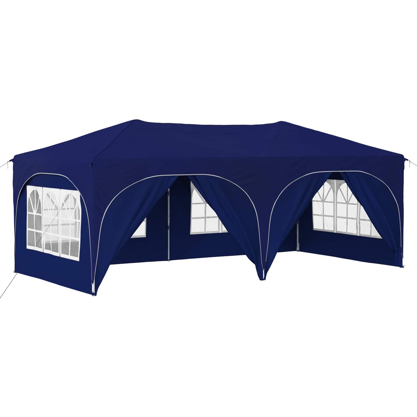 Pop-up Partyzelt Blau 575 x 288 x 245 cm Oxford-Stoff