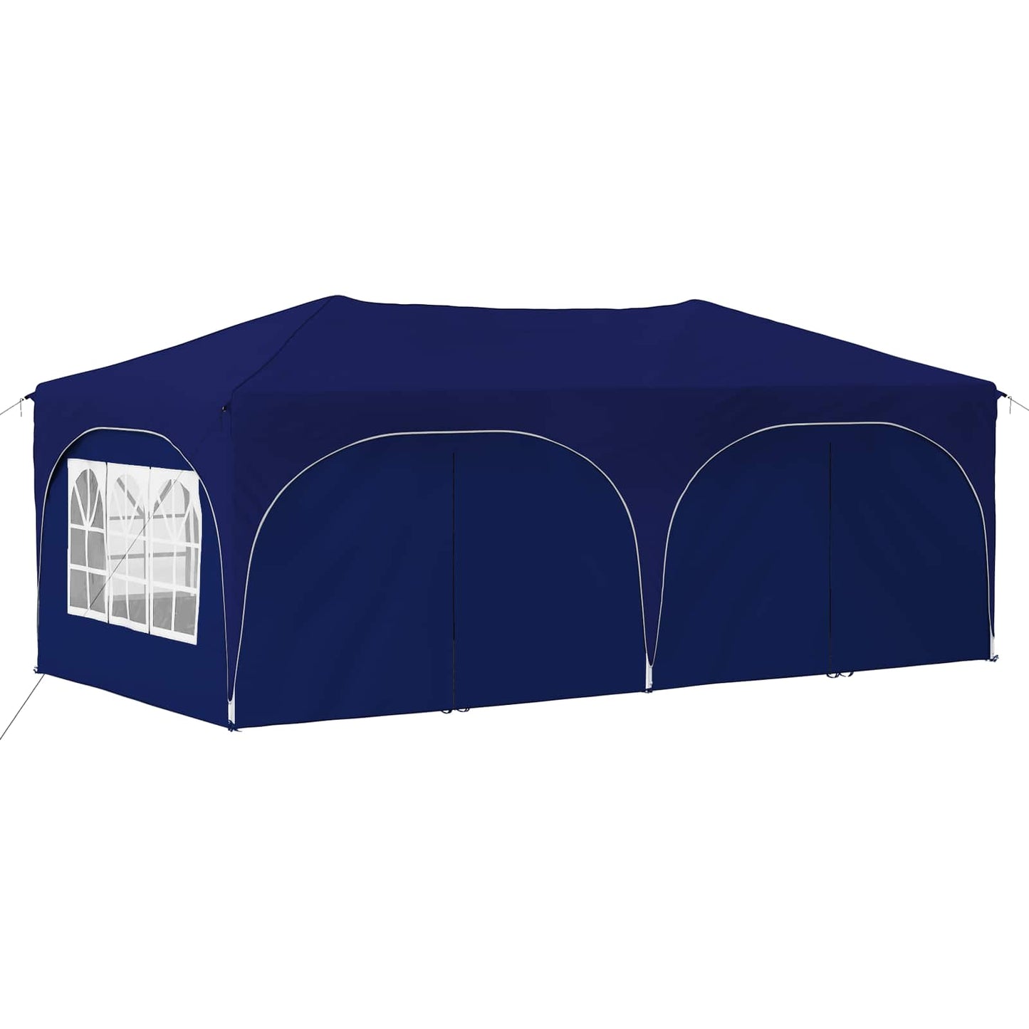 Pop-up Partyzelt Blau 575 x 288 x 245 cm Oxford-Stoff