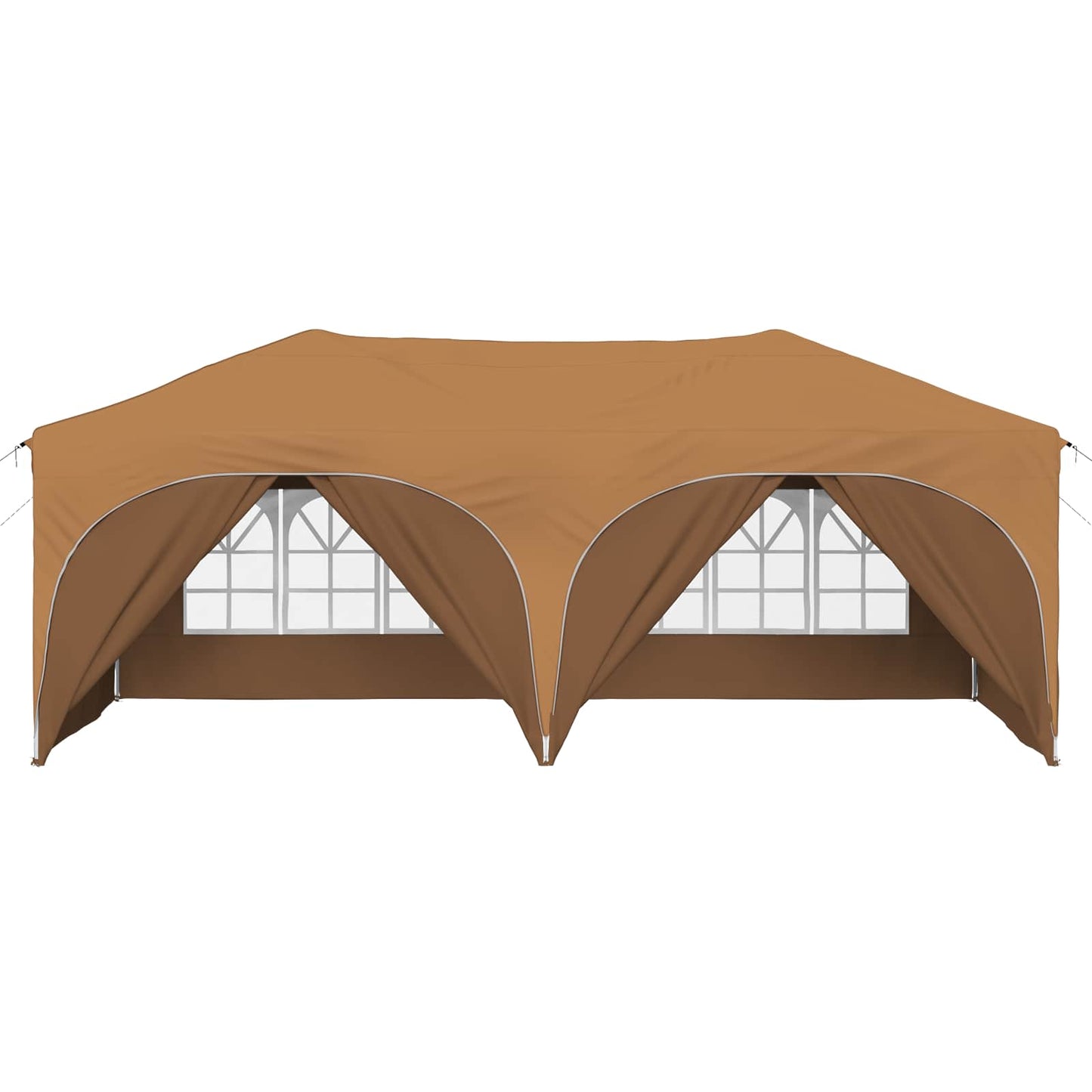 Pop-up Partyzelt Beige 575 x 288 x 245 cm Oxford-Stoff