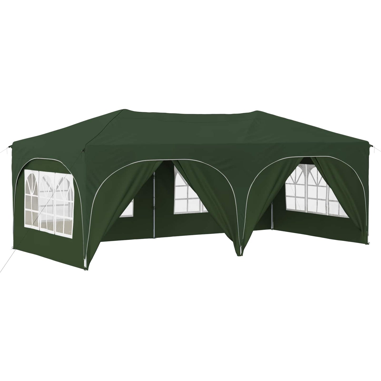 Pop-up Partyzelt Grün 575 x 288 x 245 cm Oxford-Stoff