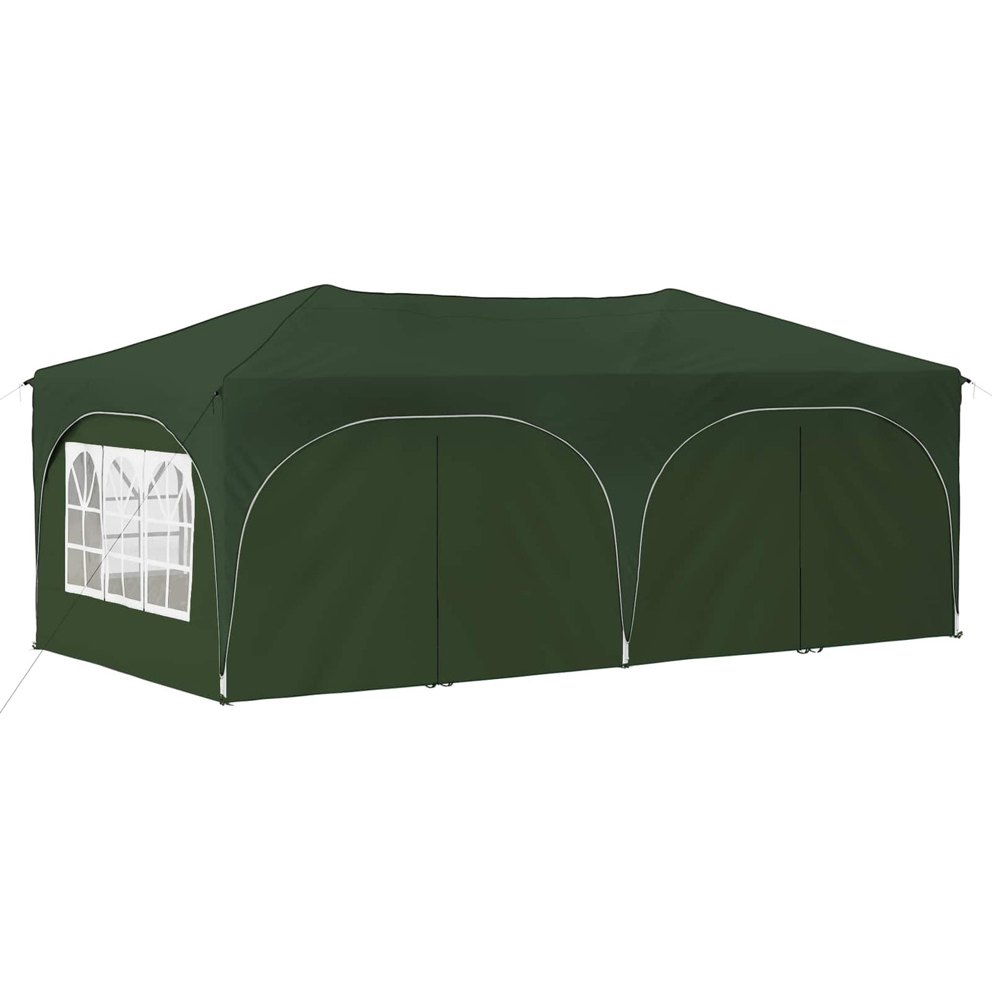Pop-up Partyzelt Grün 575 x 288 x 245 cm Oxford-Stoff