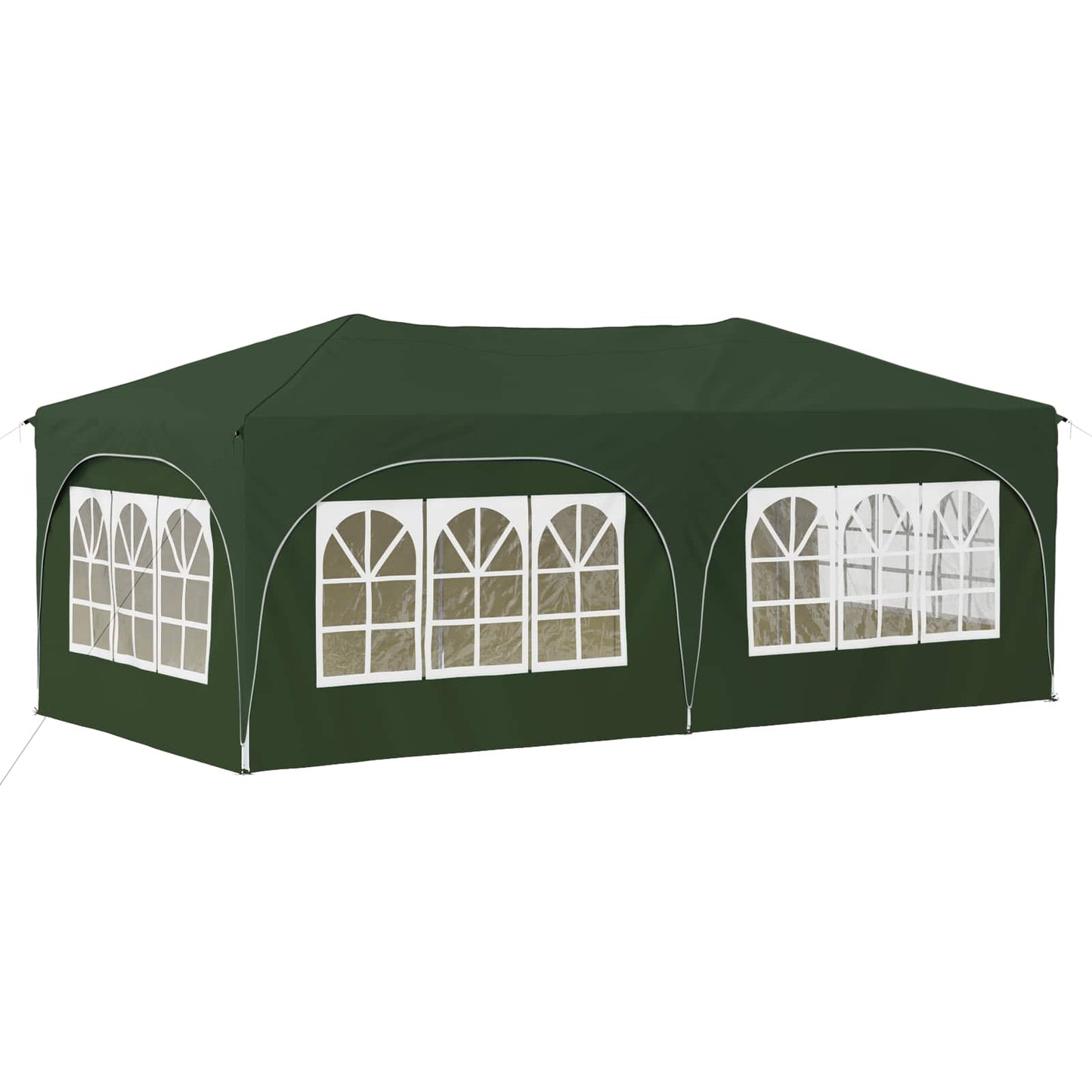 Pop-up Partyzelt Grün 575 x 288 x 245 cm Oxford-Stoff