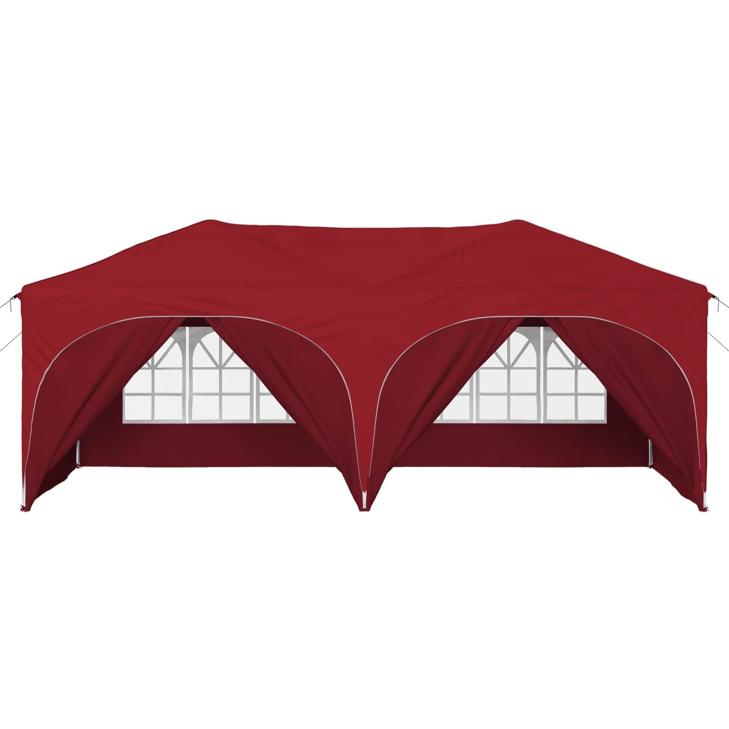 Pop-up Partyzelt Bordeauxrot 575 x 288 x 245 cm Oxford-Stoff
