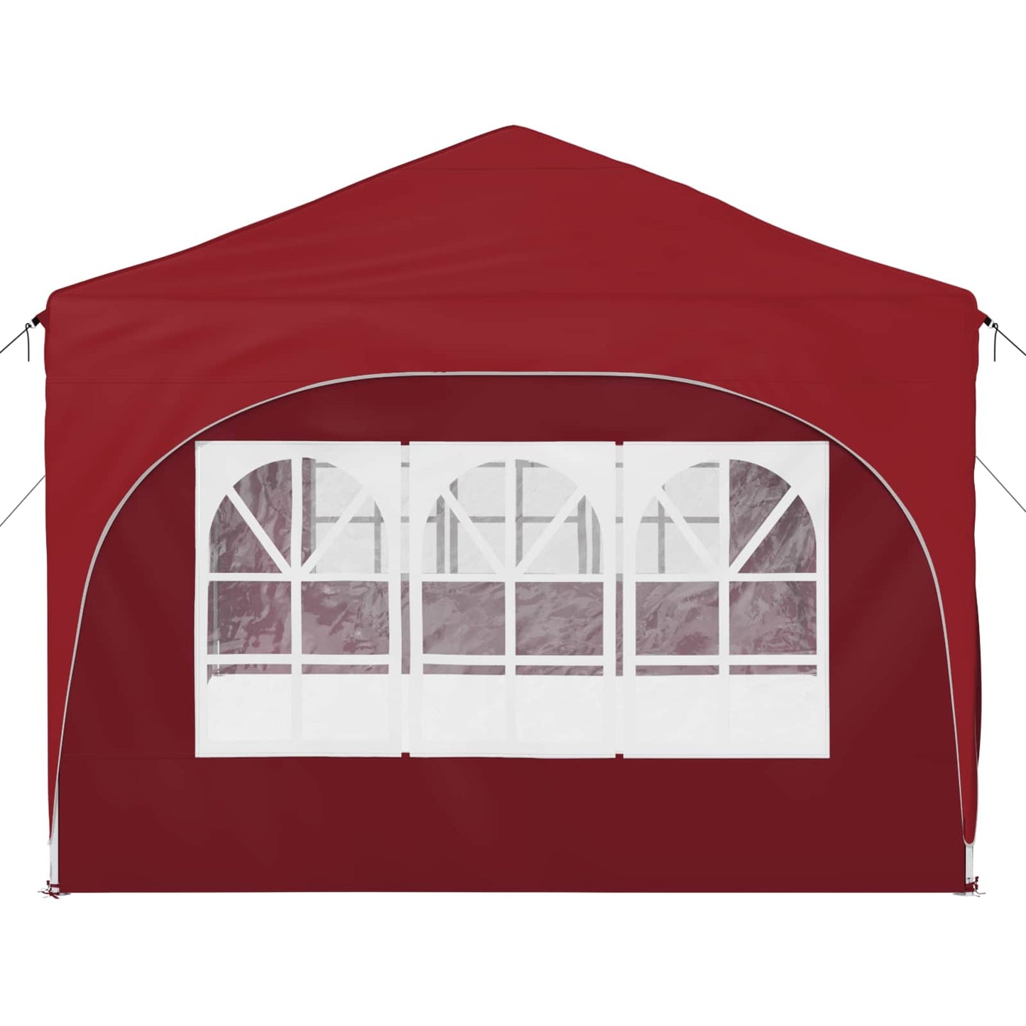 Pop-up Partyzelt Bordeauxrot 575 x 288 x 245 cm Oxford-Stoff