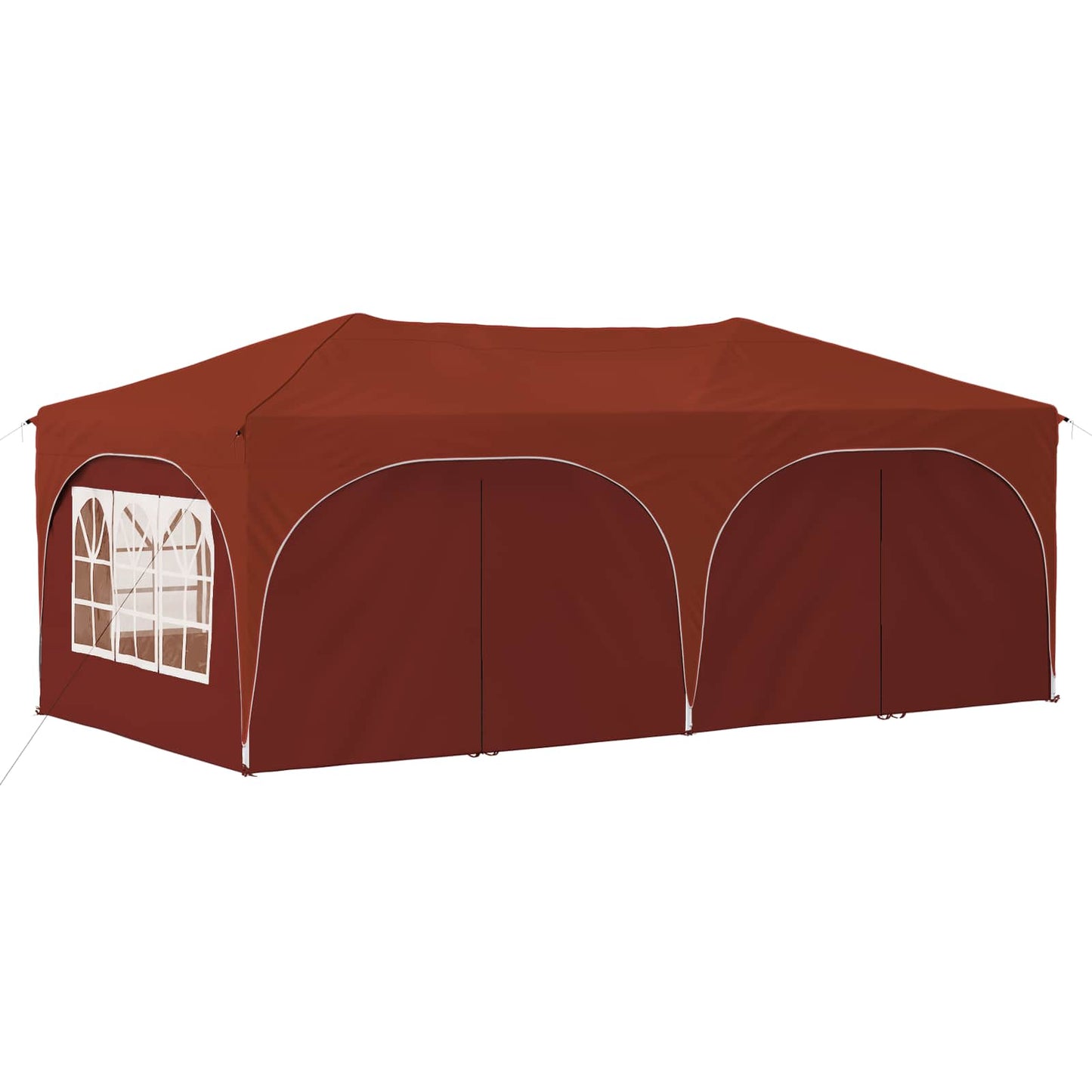 Pop-up Partyzelt Terrakotta 575 x 288 x 245 cm Oxford-Stoff