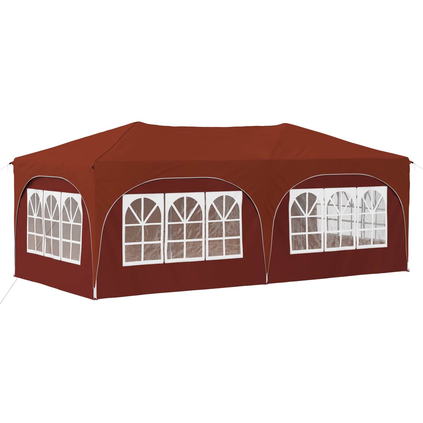 Pop-up Partyzelt Terrakotta 575 x 288 x 245 cm Oxford-Stoff