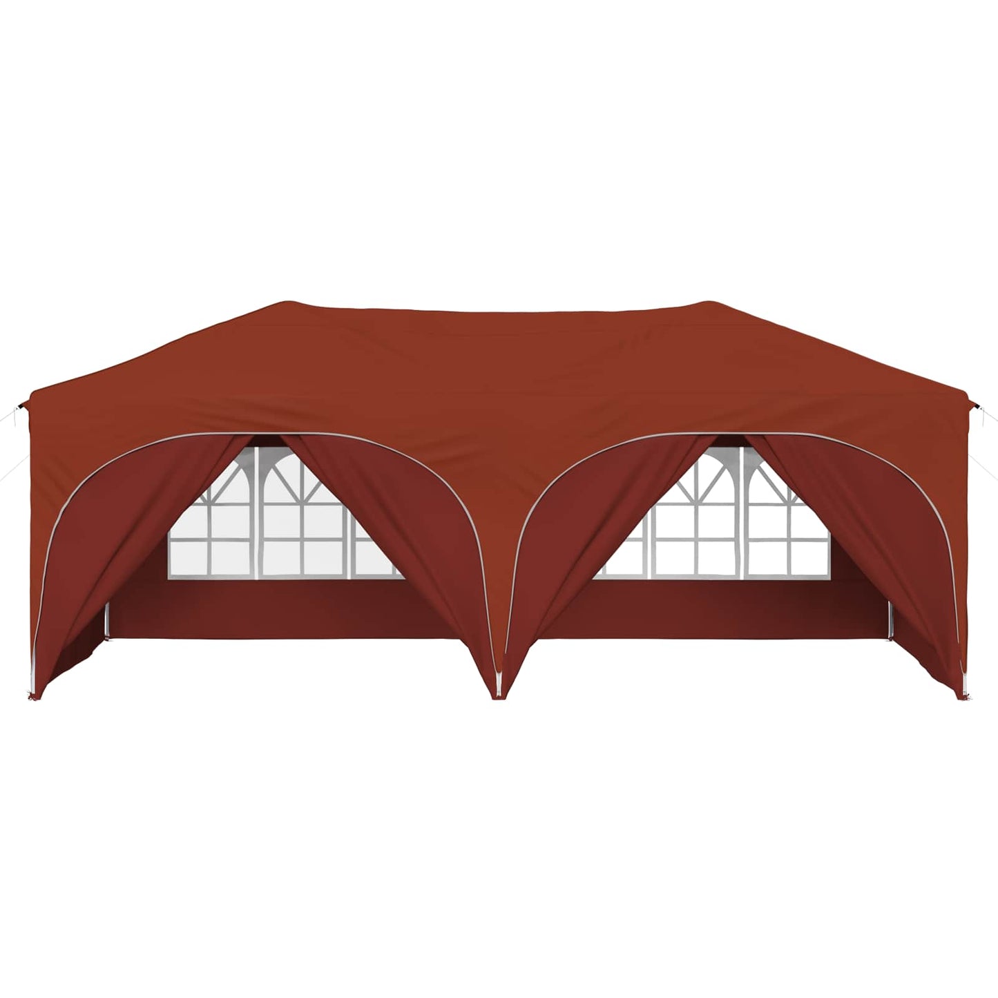 Pop-up Partyzelt Terrakotta 575 x 288 x 245 cm Oxford-Stoff