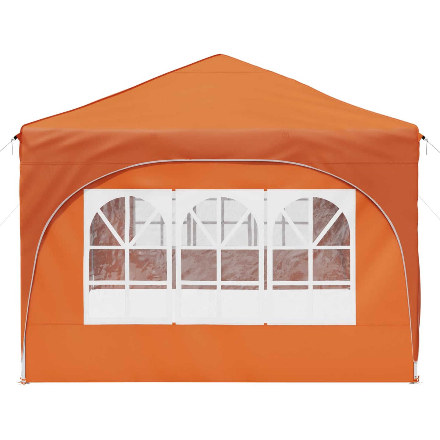 Pop-up Partyzelt Orange 575 x 288 x 245 cm Oxford-Stoff