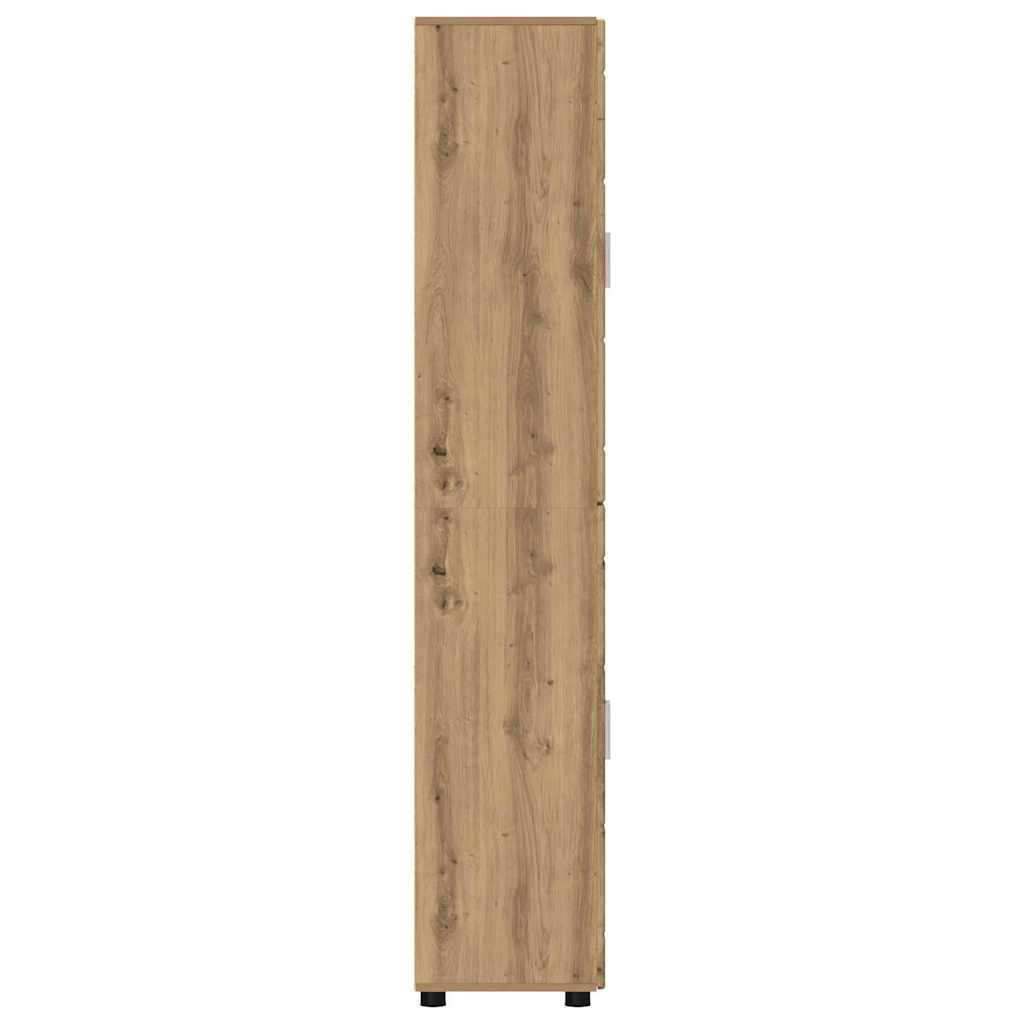Highboard FLORIN Artisan-Eiche 60 x 35 x 182 cm Holzwerkstoff