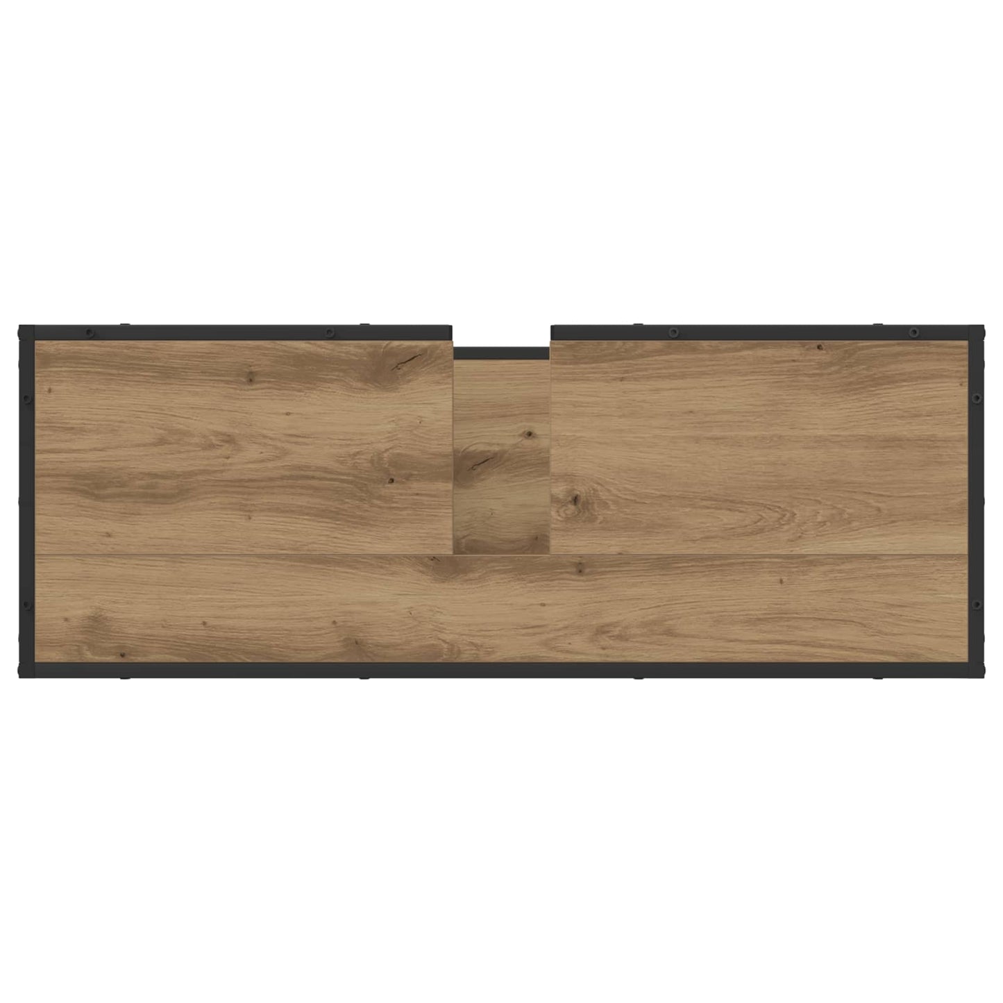 Badezimmermöbel-Set mit Regal 2 pcs Artisan-Eiche Holzwerkstoff