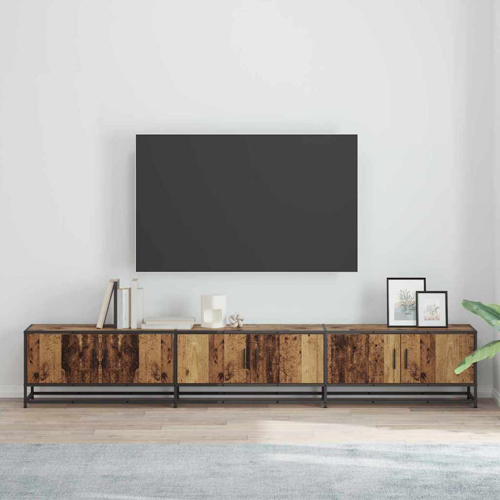 TV-Einheiten 2 pcs Altholz 240 x 35 x 41 cm Holzwerkstoff