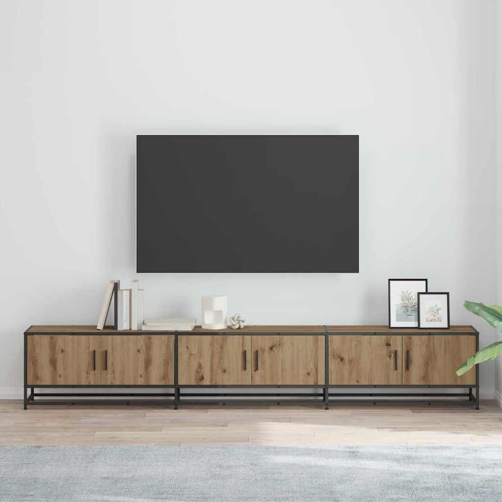 TV-Einheiten 2 pcs Artisan-Eiche 240 x 35 x 41 cm Holzwerkstoff