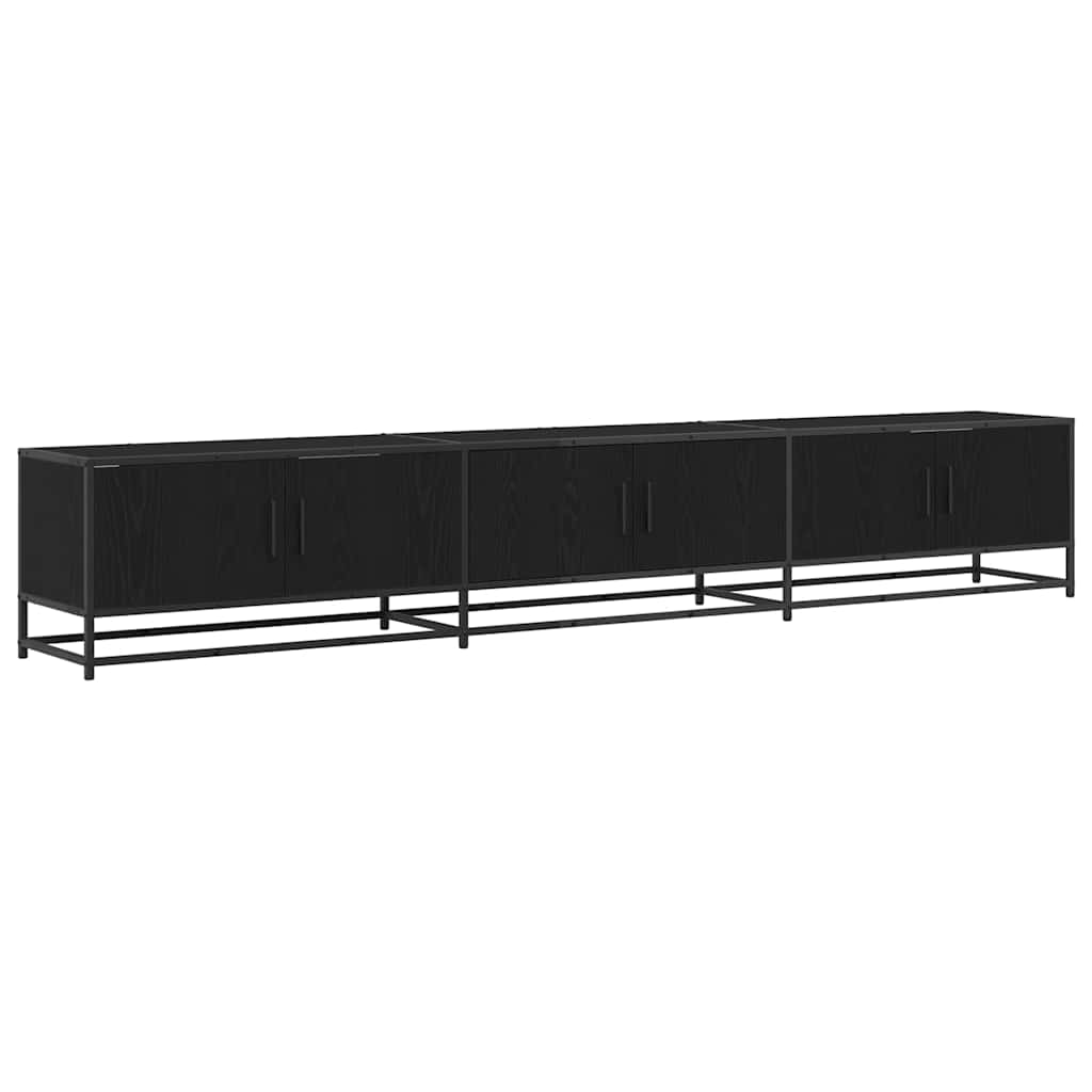 TV-Einheiten 2 pcs Schwarz Eichen-Optik 240 x 35 x 41 cm