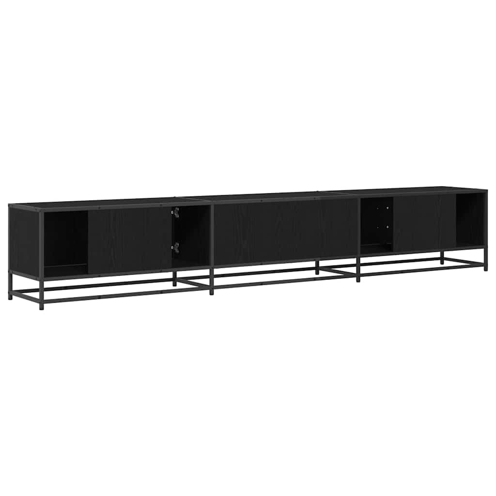 TV-Einheiten 2 pcs Schwarz Eichen-Optik 240 x 35 x 41 cm