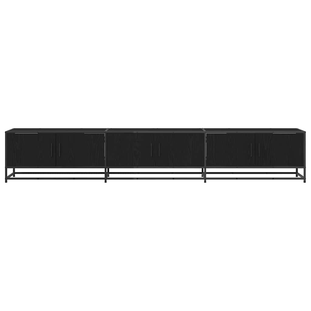 TV-Einheiten 2 pcs Schwarz Eichen-Optik 240 x 35 x 41 cm