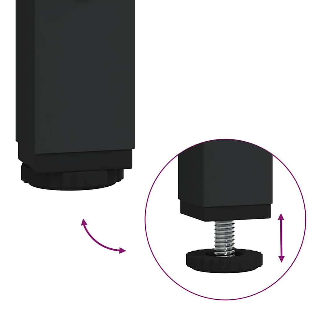TV-Einheiten 2 pcs Schwarz Eichen-Optik 240 x 35 x 41 cm