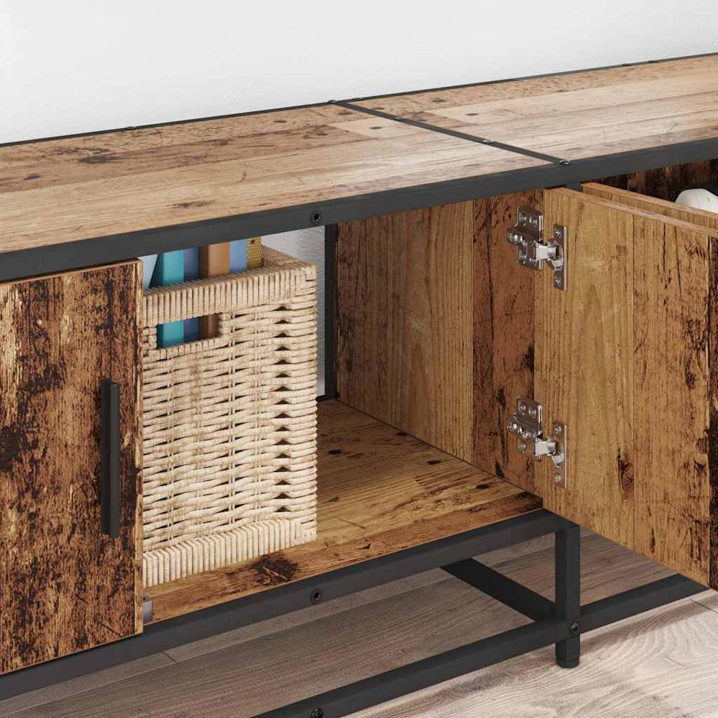 TV-Einheiten 2 pcs Altholz 210 x 35 x 41 cm Holzwerkstoff