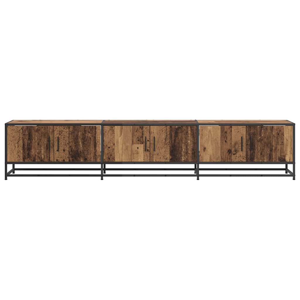 TV-Einheiten 2 pcs Altholz 210 x 35 x 41 cm Holzwerkstoff