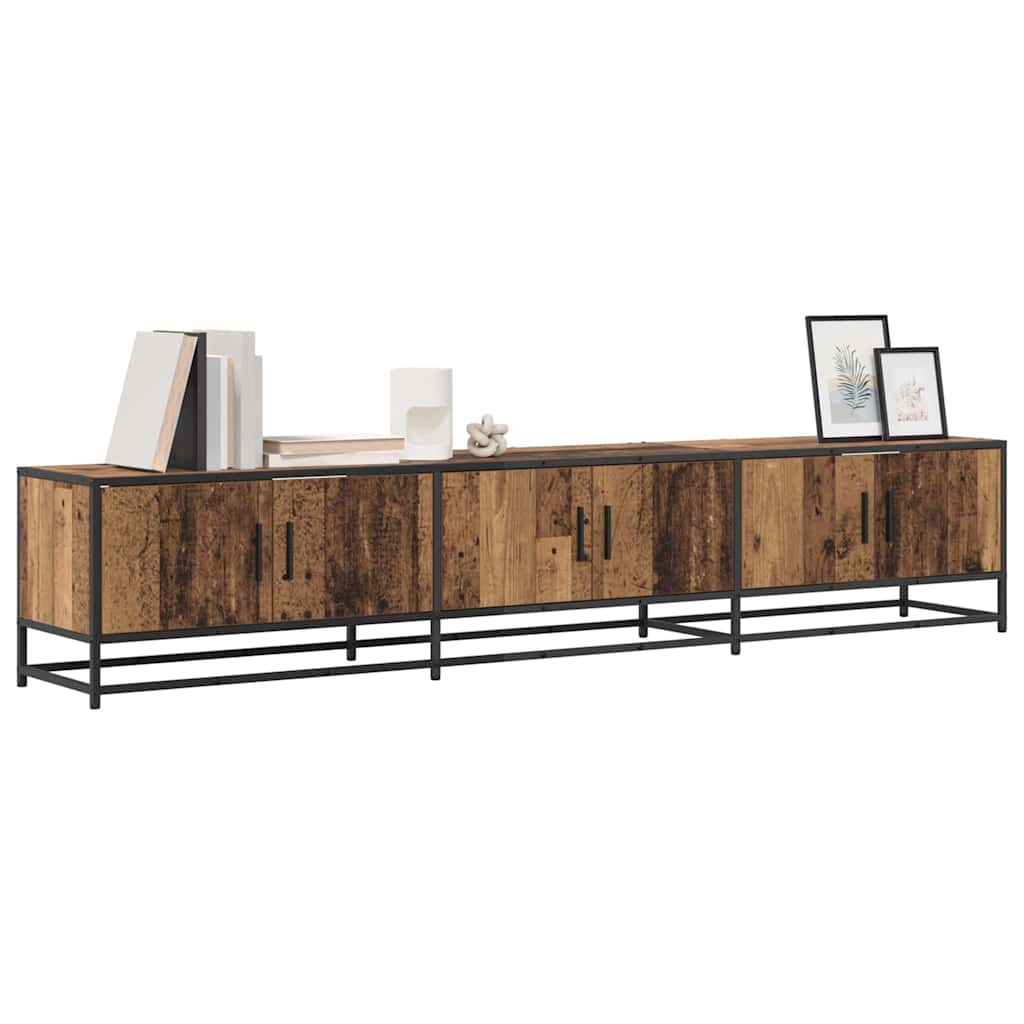 TV-Einheiten 2 pcs Altholz 210 x 35 x 41 cm Holzwerkstoff
