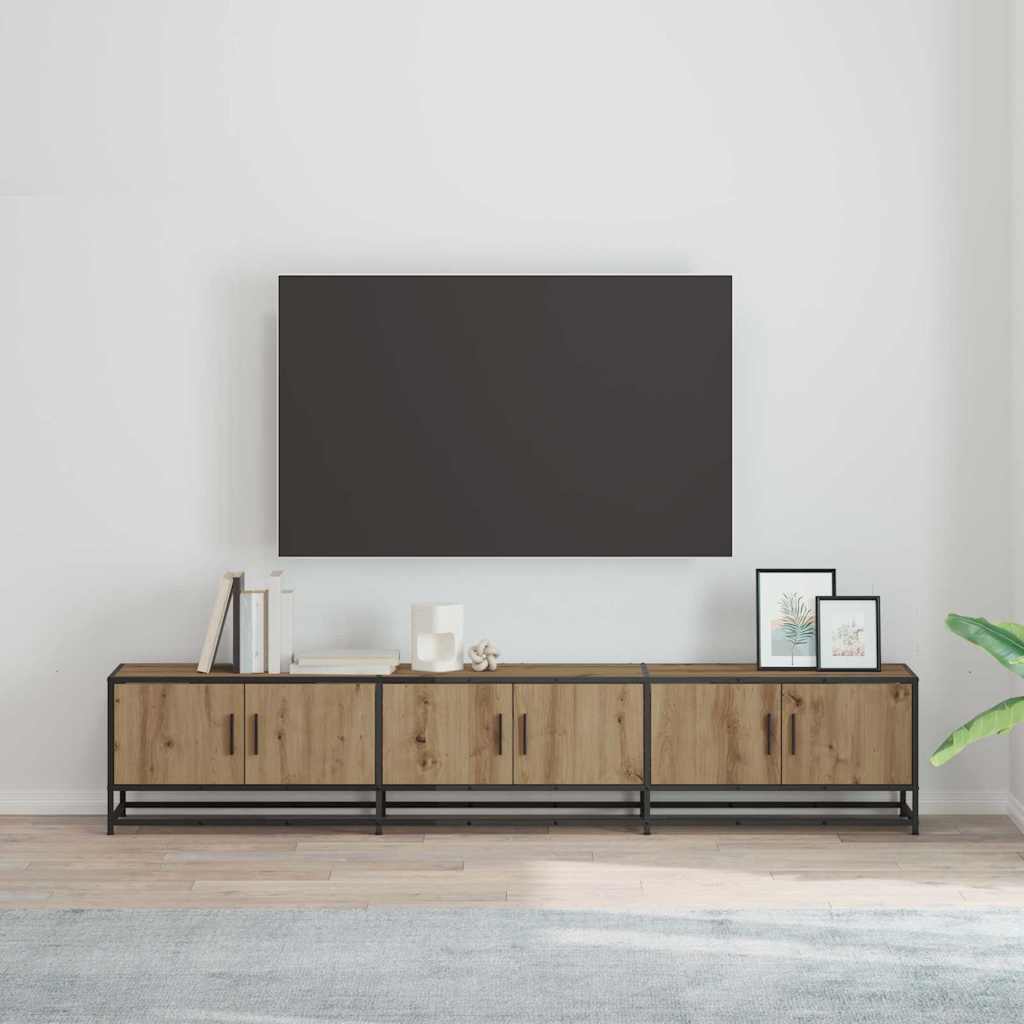TV-Einheiten 2 pcs Artisan-Eiche 210 x 35 x 41 cm Holzwerkstoff