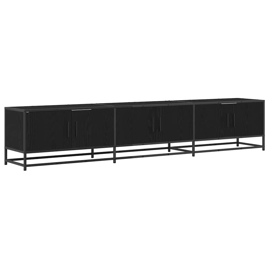TV-Einheiten 2 pcs Schwarz Eichen-Optik 210 x 35 x 41 cm