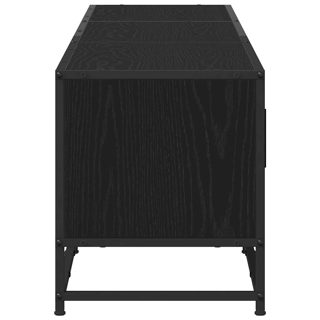 TV-Einheiten 2 pcs Schwarz Eichen-Optik 210 x 35 x 41 cm