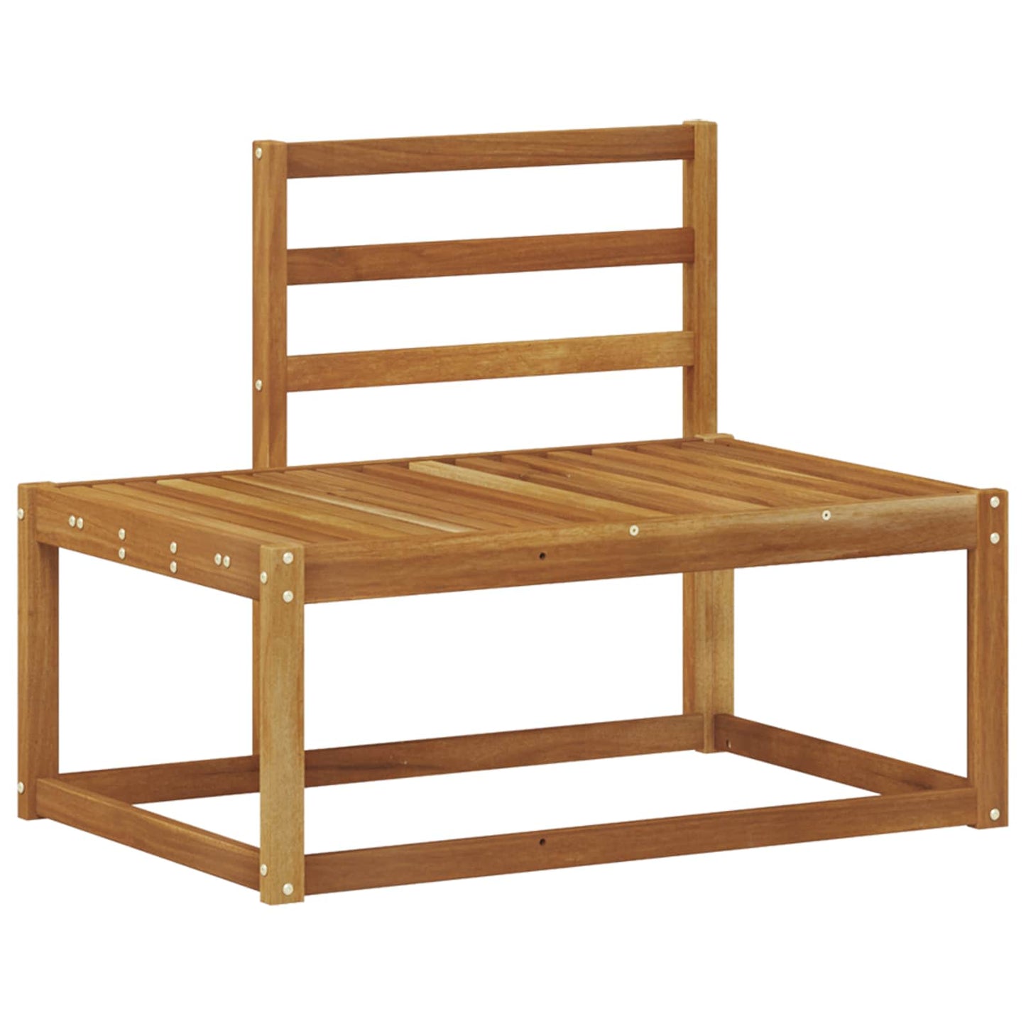 Outdoor End Sofa 2 Stück Natur 182,5 x 63 x 73 cm